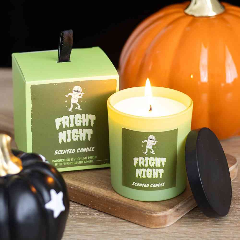 Something Different - Fright Night Lime and Ginger Scented Candle - Multicolours